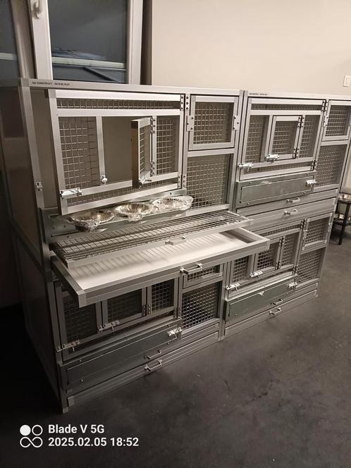 ALUMINIUM KWEEKKOOIEN 80 X 60 X 60 . (NIEUW), Dieren en Toebehoren, Vogels | Hokken en Kooien, Zo goed als nieuw, Aluminium, Ophalen of Verzenden