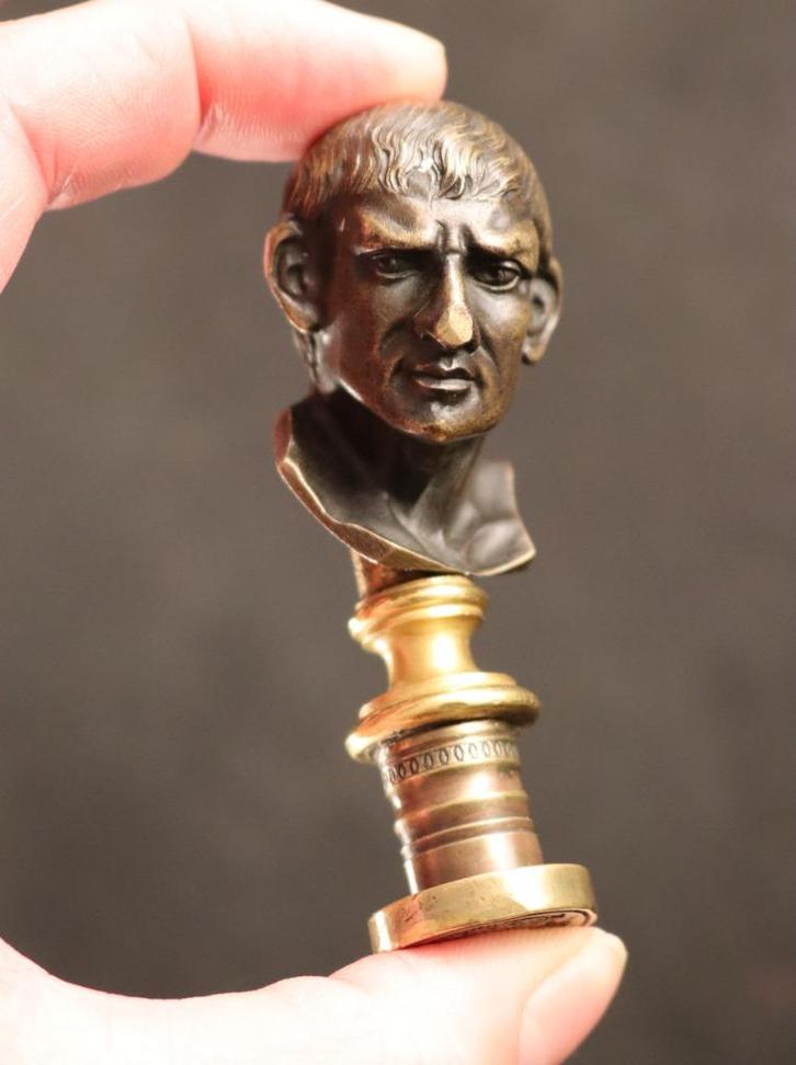 Antieke lakzegel met familiewapen, Antiek en Kunst, Antiek | Kantoor en Zakelijk, Ophalen