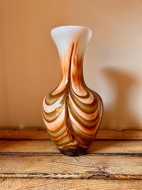 Vase opaline florence VB style carlo moretti vintage rétro, Antiquités & Art, Antiquités | Vases, Enlèvement ou Envoi