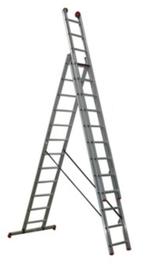 Altrex Reformladder All Round 3x12 treden (845 cm), Doe-het-zelf en Bouw, Ladder, Gebruikt, Opvouwbaar of Inschuifbaar, 4 meter of meer