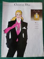 Dior parfums - publicité papier - 1981, Collections, Marques & Objets publicitaires, Autres types, Utilisé, Enlèvement ou Envoi
