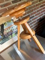 Vintage pinewood schilderskruk, tripod, Ophalen