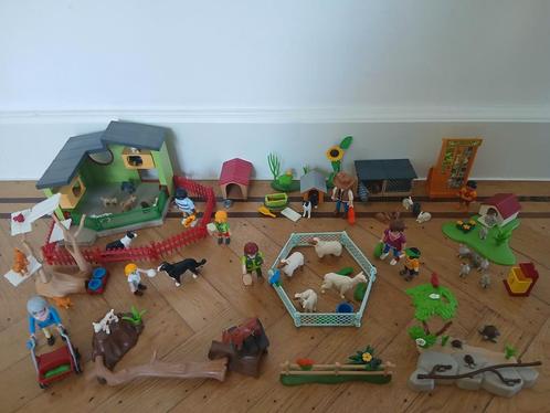 Playmobil kinderboerderij 71191 + 9276 + veel extra's, Kinderen en Baby's, Speelgoed | Playmobil, Zo goed als nieuw, Ophalen