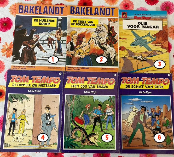 Strips: Bakelandt, Get Ready, Biebel, Cedric, Robbedoes, enz, Boeken, Stripverhalen, Zo goed als nieuw, Meerdere stripboeken, Ophalen