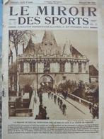Schitterend lot van 16 oude tijdschriften Le Miroir des Spor, Ophalen of Verzenden, 1920 tot 1940, Krant