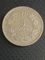 5 Francs LAVRILLER 1938, Postzegels en Munten, Bankbiljetten | België, Ophalen