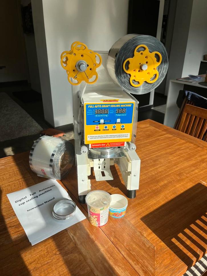Machine à sceller Professionel automatique. 90/95mm cup, Zakelijke goederen, Horeca | Keukenapparatuur, Ophalen