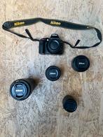 Nikon D3400 + 2 lenzen (samen of apart te koop), Ophalen of Verzenden, Gebruikt, Overige typen