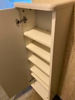 Tenzo - Malibu badkamerkast / smalle opbergkast – wit, Huis en Inrichting, Ophalen, Zo goed als nieuw