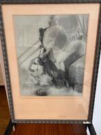 Jacques Van Melkebeke: tekening, Ophalen of Verzenden