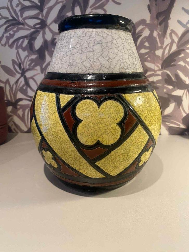 Charles Catteau Keramis vaas D908, Antiek en Kunst, Antiek | Vazen, Ophalen of Verzenden