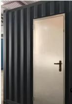 stalen deur H204 x B98 cm, Ophalen, Gebruikt