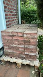Gratis (veel 90 m2) klinkers, Tuin en Terras, Tegels en Klinkers, Ophalen, Gebruikt, Beton, Klinkers