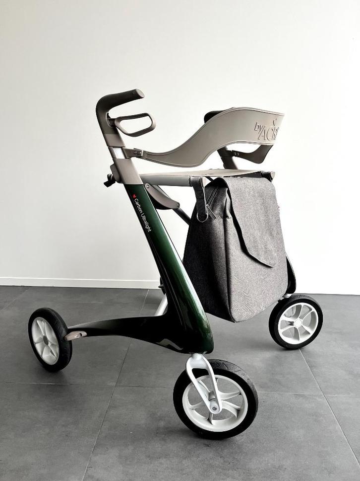 Rollator Acre - Carbon ultralight, Diversen, Rollators, Nieuw, Lichtgewicht, Opvouwbaar, Ophalen