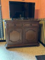 Tv-meubel, Ophalen, 100 tot 150 cm, 100 tot 150 cm, Eikenhout