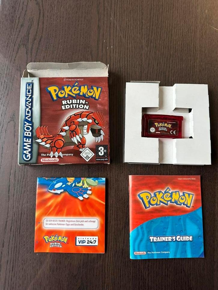 Pokemon Ruby (Duitse Versie), Games en Spelcomputers, Games | Nintendo Game Boy, Zo goed als nieuw, Ophalen