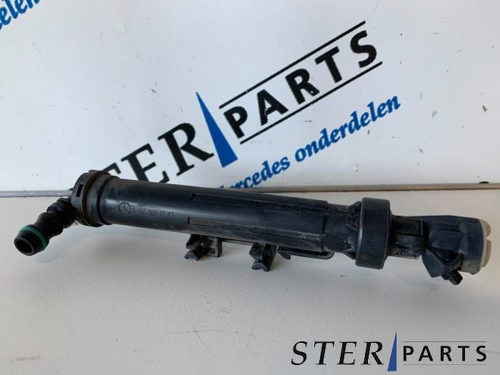Koplamp Sproeier van een Mercedes ML-Klasse, Auto-onderdelen, Verlichting, Mercedes-Benz, Gebruikt, 3 maanden garantie, Ophalen of Verzenden