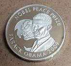 PENNING/MEDAILLE MUNT / BARACK OBAMA, Ophalen, Zilver