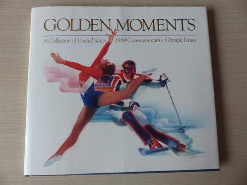 Boek Golden Moments U.S. 1984 met zegels en enveloppen, Postzegels en Munten, Postzegels | Amerika, Ophalen of Verzenden