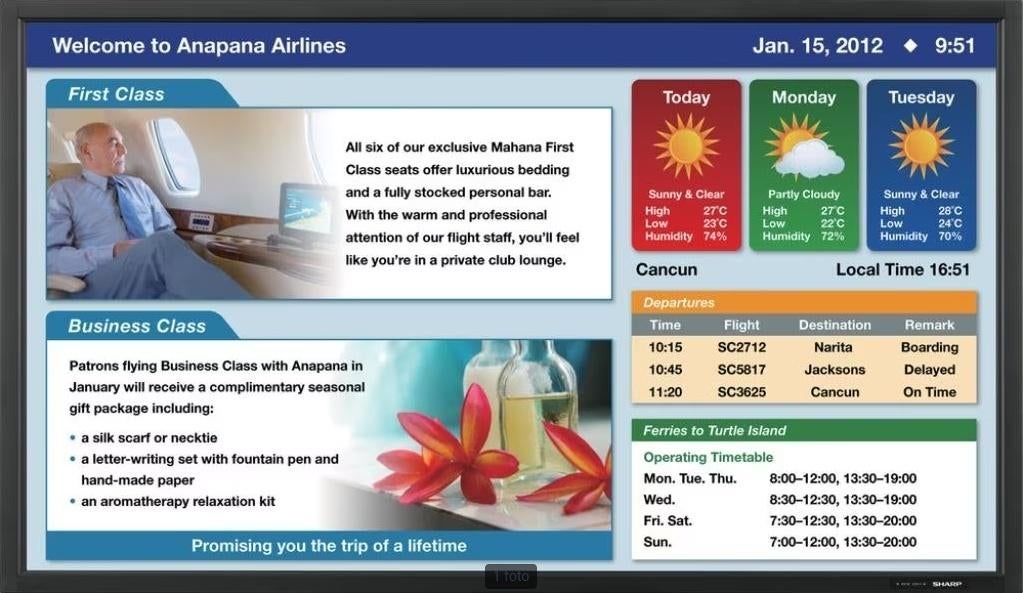 Sharp PN-E602 monitor, Audio, Tv en Foto, Televisies, Gebruikt, LCD, 100 cm of meer, Full HD (1080p), Sharp, 50 Hz, Ophalen