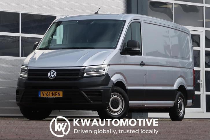 Volkswagen Crafter 35 2.0 TDI L3H2 Highline AUT/ MASS/ ACC/, Auto's, Bestelwagens en Lichte vracht, Bedrijf, Te koop, ABS, Adaptive Cruise Control