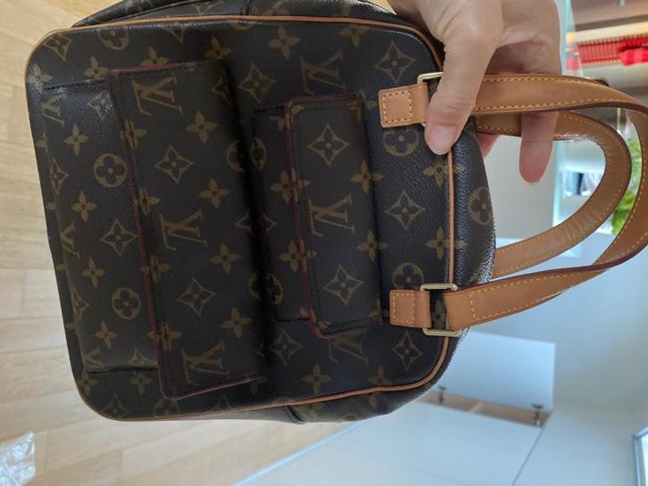 Handtas Louis Vuitton, Handtassen en Accessoires, Tassen | Damestassen, Gebruikt, Handtas, Bruin, Ophalen of Verzenden