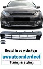 Embleemloze Sport Grill Glans Zwart Geschikt voor Vw Polo 6R, Envoi