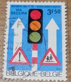 Oude postzegel: Verkeersveiligheid (1972), Postzegels en Munten, Postzegels | Europa | België, Met stempel, Frankeerzegel, Ophalen of Verzenden