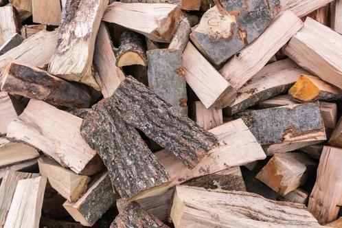 Bois de chauffage melange de feuillus, Tuin en Terras, Brandhout, Blokken, Overige houtsoorten, 6 m³ of meer, Verzenden