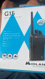 Midland G15 walkie talkie 8 kanalen, Ophalen, Nieuw, Portofoon of Walkie-talkie, Met broekklem
