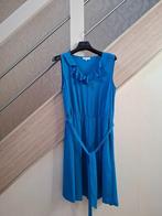 Mouwloos kleedje  blauw mt 42, Ophalen of Verzenden, Blauw