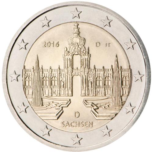 Speciaal 2 euro muntstuk €2 Duitsland 2016 letter  A / D / F, Postzegels en Munten, Munten | Europa | Euromunten, Losse munt, 2 euro