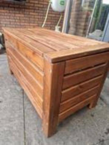 Te koop: Ikea Applaro tuinbank/opbergkist (3 st.) beschikbaar voor biedingen