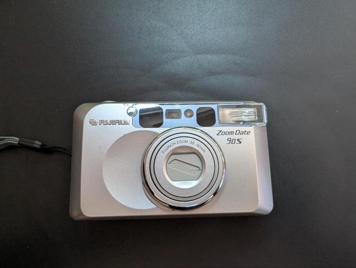Fujifilm Zoom Date 90's analoge camera, Audio, Tv en Foto, Fotocamera's Analoog, Zo goed als nieuw, Compact, Ophalen of Verzenden