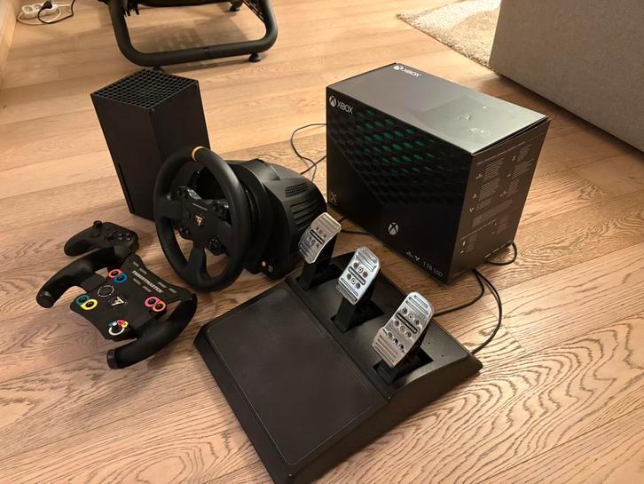 Pack simracing Xbox Series X, Games en Spelcomputers, Spelcomputers | Xbox Series X en S, Zo goed als nieuw, Xbox Series X, Ophalen