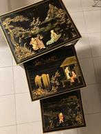 3 Chinese bijzettafeltjes, Antiek en Kunst, Ophalen