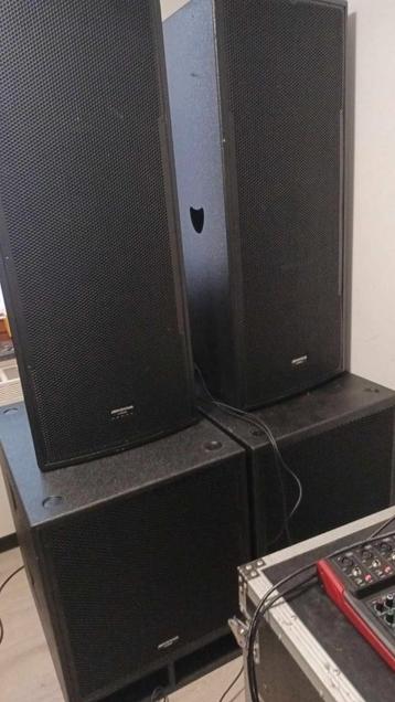 Te koop: Professionele PA Geluidsset – DAP AUDIO JB SYSTEMS, Enlèvement, Comme neuf