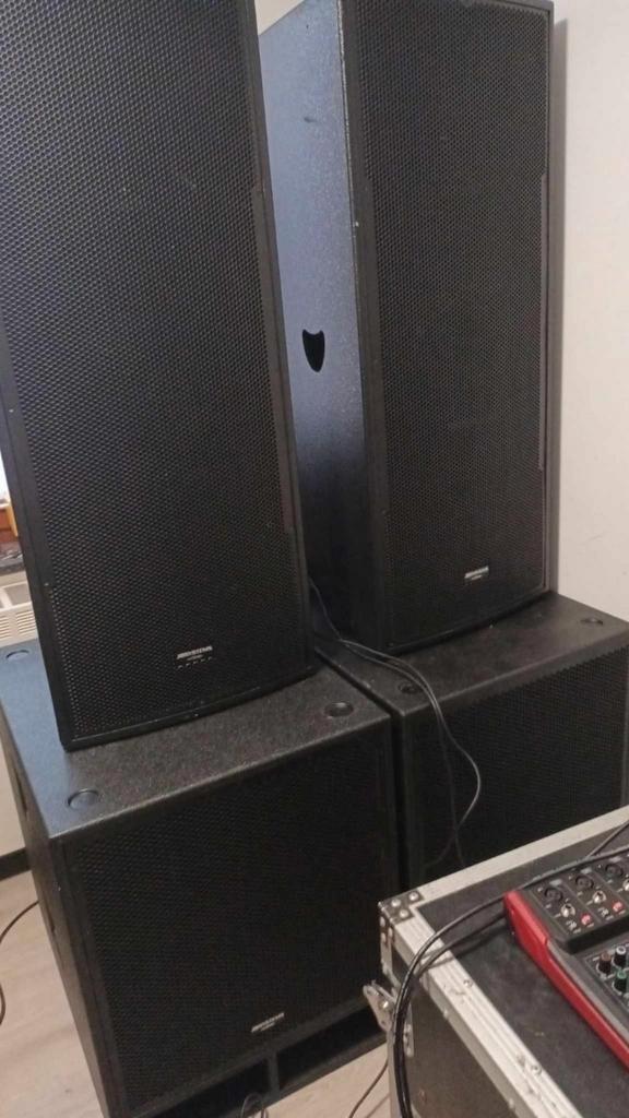 Te koop: Professionele PA Geluidsset – DAP AUDIO JB SYSTEMS, Muziek en Instrumenten, Versterkers | Keyboard, Monitor en PA, Zo goed als nieuw