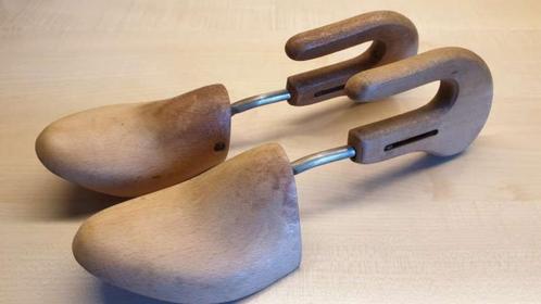 1 paar vintage, retro houten verstelbare pasvormen schoenen, Kleding | Heren, Schoenen, Ophalen of Verzenden