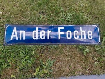 Emaille straatnaambord beschikbaar voor biedingen