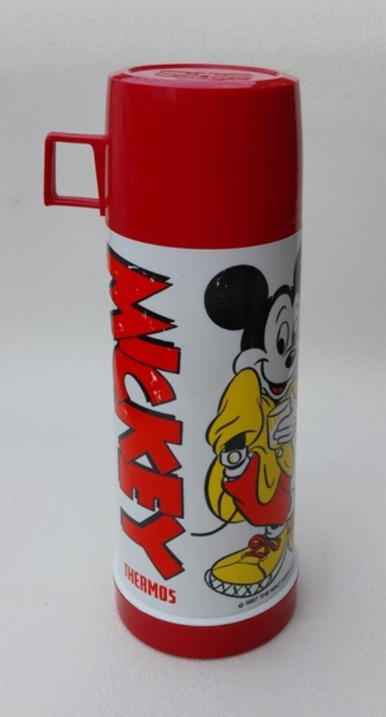 Vintage (1987) Thermos Mickey Mouse, Verzamelen, Disney, Gebruikt, Overige typen, Mickey Mouse, Ophalen of Verzenden