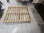 Lattenbodem om houten vaste wielen., Huis en Inrichting, Slaapkamer | Bedden, Ophalen, Gebruikt, Tweepersoons, 200 cm