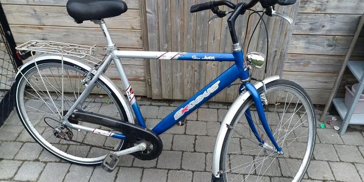 jongens of herenfiets met versnellingen, Fietsen en Brommers, Fietsen | Heren | Herenfietsen, Gebruikt, Overige merken, 53 tot 57 cm