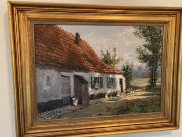 Peinture d'une ancienne ferme, Antiquités & Art, Enlèvement