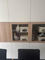 IKEA vitrine deuren voor kasten, Huis en Inrichting, Ophalen, Zo goed als nieuw, Eikenhout