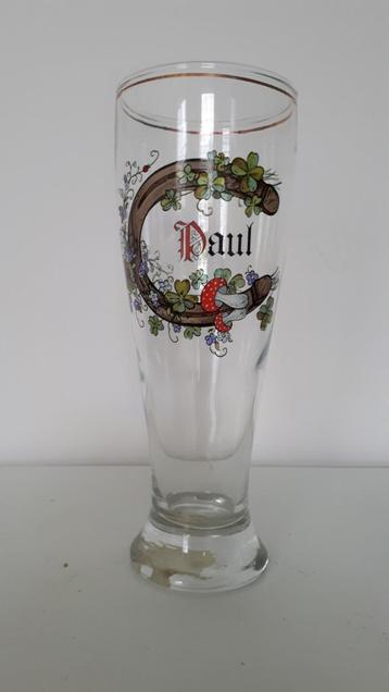 Bierglas met inscriptie / PAUL disponible aux enchères