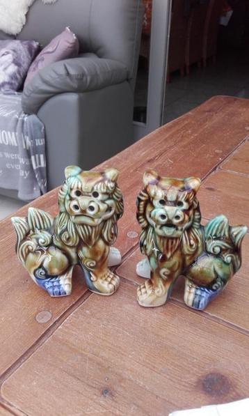 Japanse Okinawa Shisa Dogs of Foo Dogs ( leeuwtjes) beschikbaar voor biedingen
