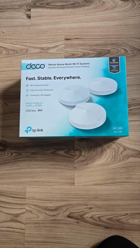 TP-Link Deco M5(3-pack), Computers en Software, WiFi-versterkers, Ophalen of Verzenden