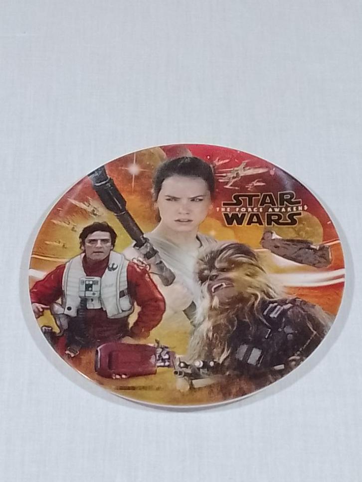 Star Wars Melamine Bord - The Force Awakens - Trudeau, Verzamelen, Star Wars, Gebruikt, Gebruiksvoorwerp, Ophalen of Verzenden