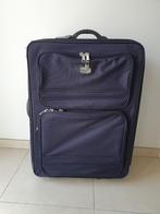 Valise bleue Renato Rolando, Comme neuf, 45 à 55 cm, Poignée extensible, Autres matériaux